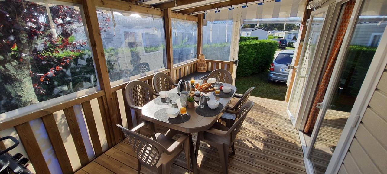 Mobilhome 2Ch Climatise-Terrasse Fermee-4 Velos-Camping 4 Etoiles Les Charmettes Les Mathes Kültér fotó