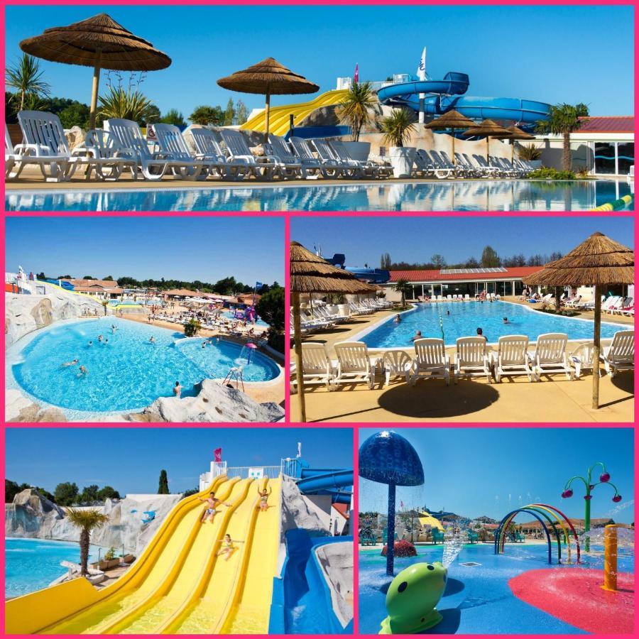 Mobilhome 2Ch Climatise-Terrasse Fermee-4 Velos-Camping 4 Etoiles Les Charmettes Les Mathes Kültér fotó