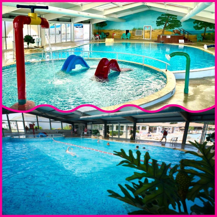 Mobilhome 2Ch Climatise-Terrasse Fermee-4 Velos-Camping 4 Etoiles Les Charmettes Les Mathes Kültér fotó